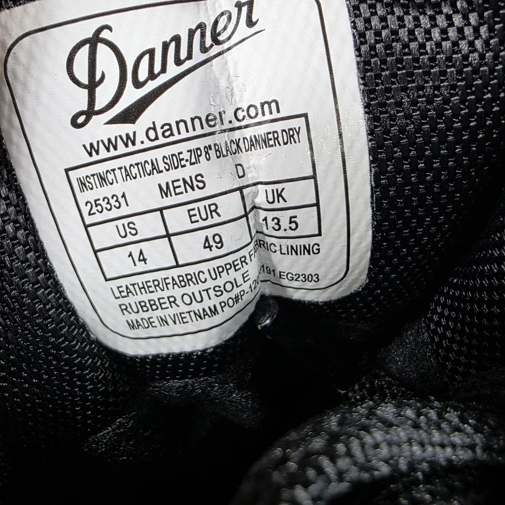 Danner Tactical Boots Side-Zip 8